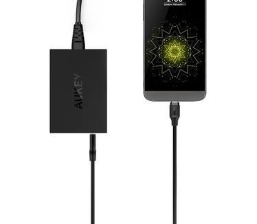 Aukey USB-C kabel 1 meter Zwart (5-pack)