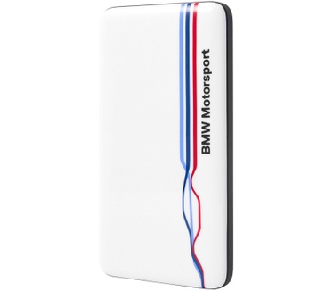 BMW Motorsport Originele Portable Powerbank 4800 mAh Batterij / Accu - Wit