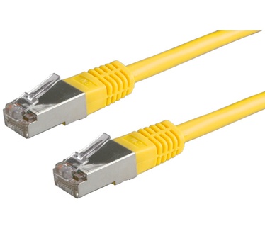 Roline FTP-Patchkabel Cat. 5e, geel 1,0m