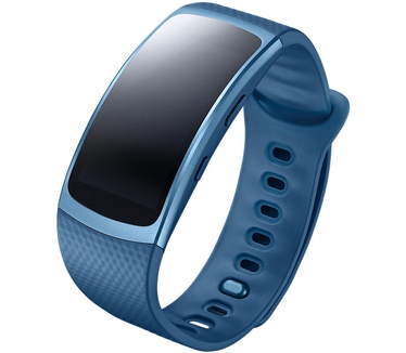 Samsung Galaxy Gear Fit 2 Small Zwart (Blauw)