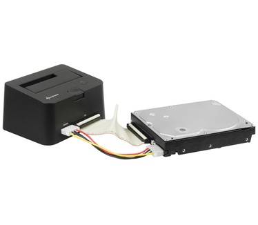 Sharkoon QuickPort Combo USB 3.0 Zwart