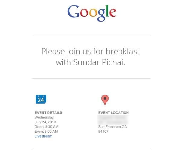 Google-uitnodiging