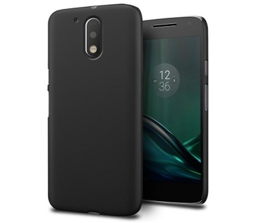 qMust Motorola Moto G4 Plus Hard Back Case - Black