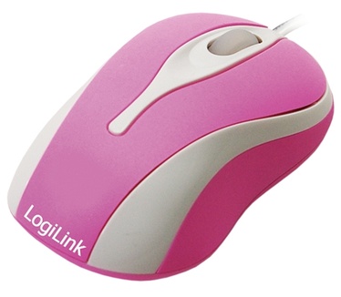 LogiLink Mouse optical USB Mini with LED pink