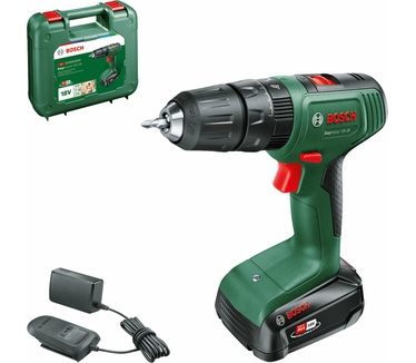 Bosch EasyImpact 18V-38 Accu-slagboormachine, 1 x 2,0 Ah, systeem 18 V, in transportkoffer
