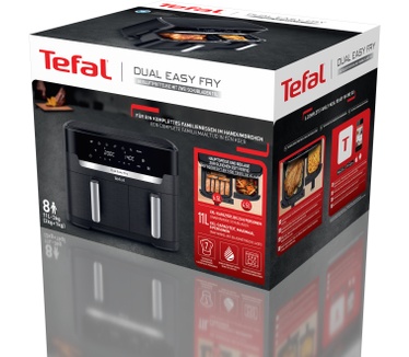 Tefal Dubbele heteluchtfriteuse EY9428E0