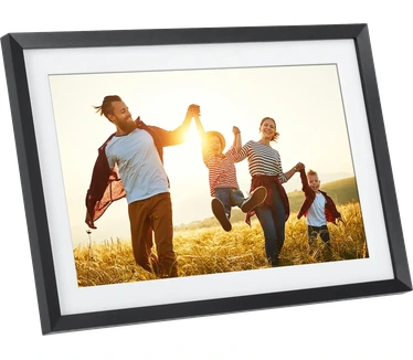 Rollei Digitale fotolijst, wifi 107, 10,1 inch (25,7 cm), digitale fotolijst, 32 GB, 1280 x 800, IPS-touchscreen, direct delen van foto's en video's, zwart, digitale lijst, fotolijst, wifi