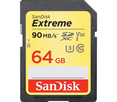 Sandisk 64GB Extreme SDXC UHS-1
