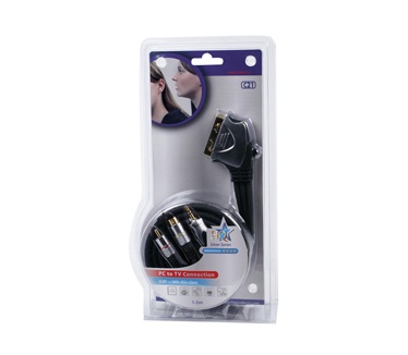HQ Products SCART-SVHS/3.5mm/RCA 1.5m