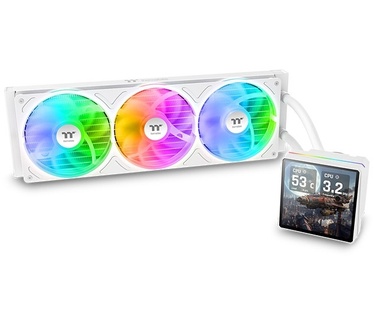 Thermaltake TH360 V3 Ultra ARGB Sync AIO Liquid Cooler - Snow Edition