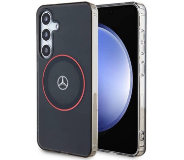 Mercedes-Benz Double Layer Back Case - Samsung Galaxy S24 - Zwart Zwart