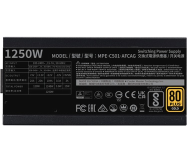 Cooler Master MWE Gold 1250 - V2 ATX 3.0