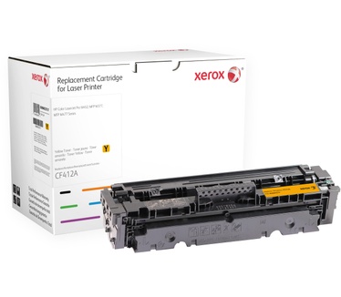 Xerox Gele toner cartridge. Gelijk aan HP CF412A. Compatibel met HP Color LaserJet Pro MFP M477, LaserJet Pro MFP M377, Pro M452