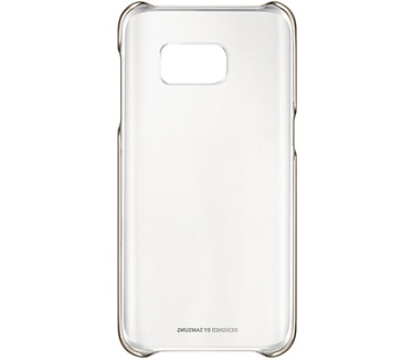 Samsung Galaxy S7 Clear Cover - EF-QG930CF - Gold (Galaxy S7) Zwart
