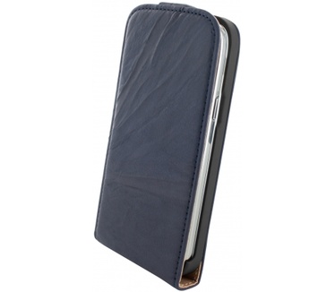 Mobiparts Mobiparts Vintage Flip Case Samsung Galaxy Core Navy Blue