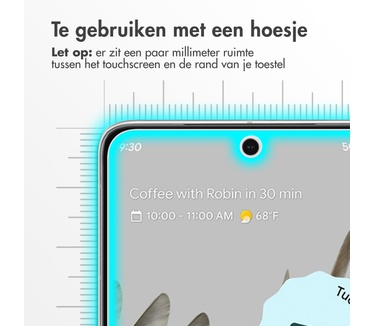 Accezz Gehard Glas Screenprotector Google Pixel 8
