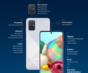 Samsung Galaxy A71 en A51