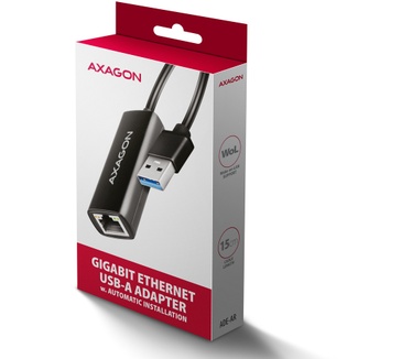 Axagon ADE-AR USB-A 3.2 Gen 1 - Gigabit Ethernet 10/100/1000 Adapter - Adapter - Digital/Daten