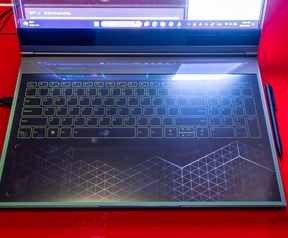 Lenovo ThinkBook Transparent Display laptop