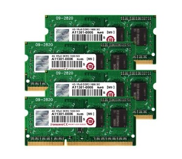 Transcend 16GB KIT (4GB x 4)