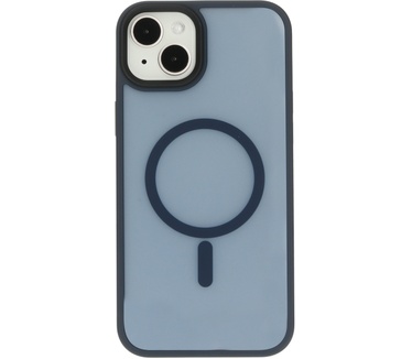 Mobiparts Hardcover Apple iPhone 15 Plus Satin Blue (Magsafe Compatible)