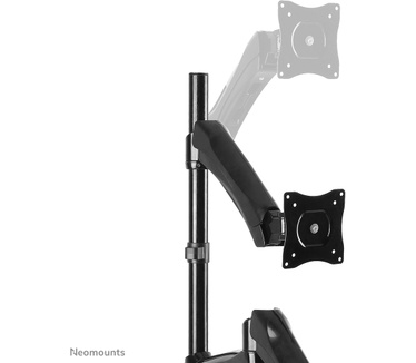 Neomounts by Newstar Desk Mount (clamp & grommet) for a Monitor (10-27" screen) AND Keyboard & Mouse (Height Adjustable) - Black