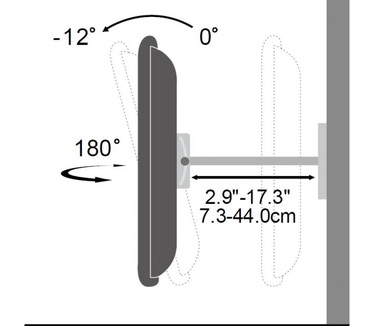 Techly 42-70" Wall Bracket for LED TV LCD Full-Motion" ICA-PLB 146XL
