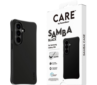 PanzerGlass CARE™ by PanzerGlass® Samba Case Black w. Qi Samsung Galaxy S26