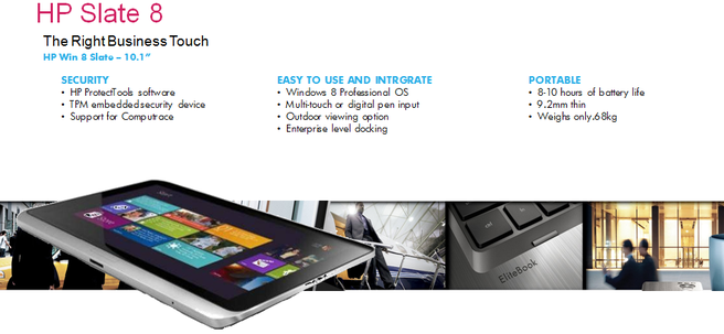HP Slate 8