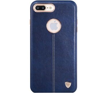 Nillkin Englon Leder BackCover Apple iPhone 7 Plus (5.5") - Blauw Blauw