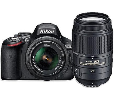 Nikon D5100 + 18-55mm VR + 55-300mm VR