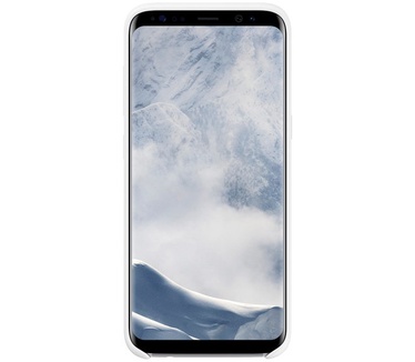 Samsung Galaxy S8 Silicone Cover  Wit