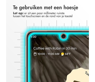 Accezz Gehard Glas Screenprotector Google Pixel 8 Pro