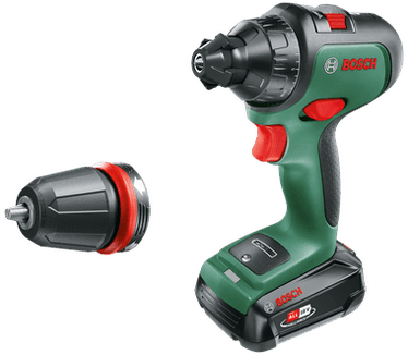 Bosch AdvancedDrill 18 (2 accu's, 3 boorhulpstukken, in een draagkoffer)