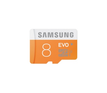 Samsung 8GB, MicroSDHC EVO
