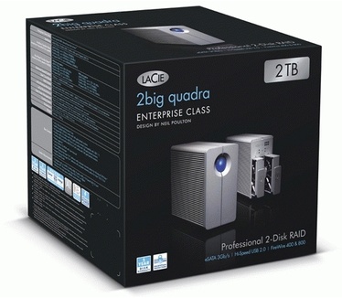 LaCie 2big Quadra Enterprise Class 2TB Zilver