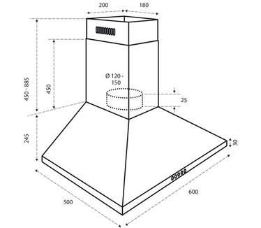 Inventum AKP6000RVS