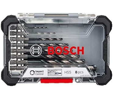 Bosch Impact Control HSS spiraalboorsets