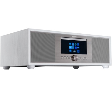 Medion All-in-One audiosysteem P66024 - | Internet-/DAB+-/-FM-radio | CD/MP3-speler | Bluetooth 5.0 | 2.1 soundsysteem | 2x 20 W plus 40 W RMS | LCD-display 2,8') - WIT