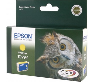 Epson Singlepack Yellow T0794 Claria Photographic Ink