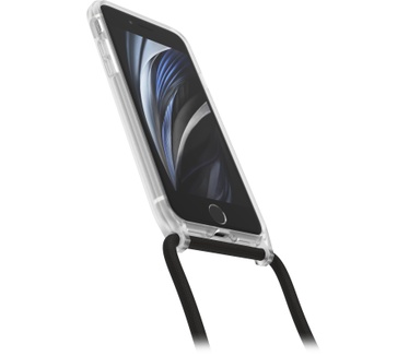 Otterbox OtterBox React Necklace hoesje voor iPhone SE (3rd/2nd gen)/8/7, ultradun, beschermhoesje met verstelbare en afneembare kettingriem, getest volgens militaire standaard, Clear, Geen retailverpakking