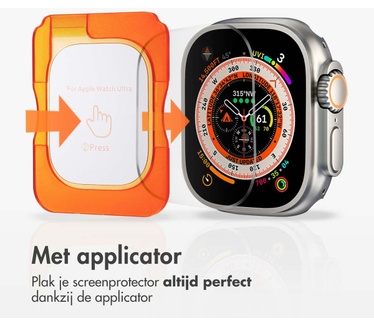 Accezz Gehard Glas Screenprotector met applicator smartwatch