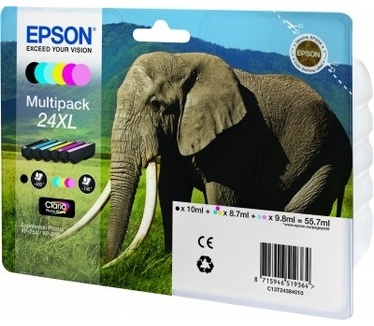 Epson Multipack 6-colours 24XL Claria Photo HD Ink