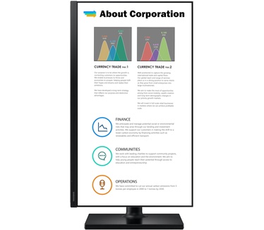 Samsung F24T450FQU Zwart