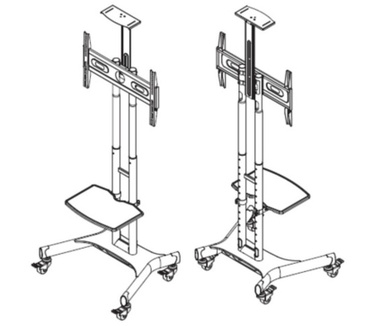 Multibrackets M Public Floorstand Basic 150 incl shelf & camera holder