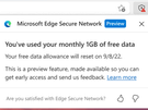 Microsoft Edge Secure Network