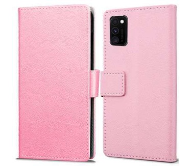 qMust Samsung Galaxy A41 Wallet Hoesje Roze
