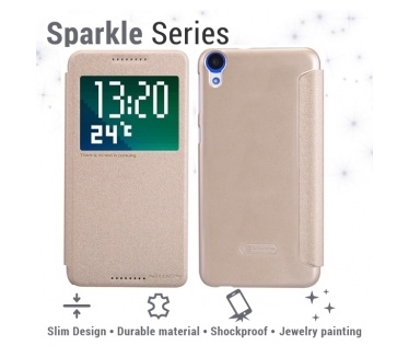 Nillkin Nillkin Leather Case HTC Desire 820 (Sparkle Series gold)