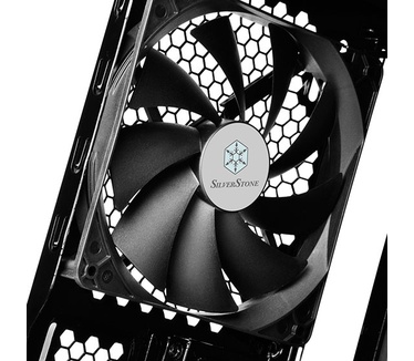 Silverstone Primera PM01 (rode led) Zwart