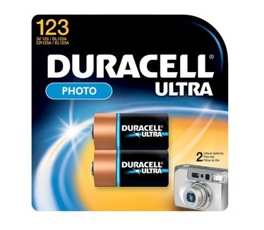 Duracell 2x CR17345 123